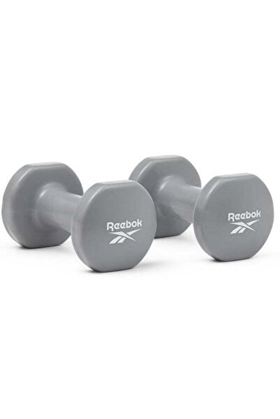 Reebok Fixed Rubber Hex Dumbbell – 3 kg Pair – Compact, Quiet and Stable Weights for Home & Gym
