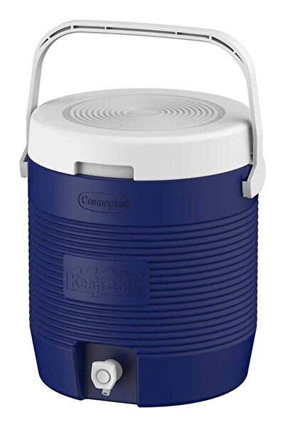 Cosmoplast Keep Cold Plastic Insulated Water Cooler, Small, 12 Litres - Blue