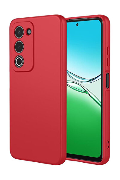 VERTEK Husa Soft din Silicon TPU, Interior din Microfibra pentru Oppo A5, Rosu