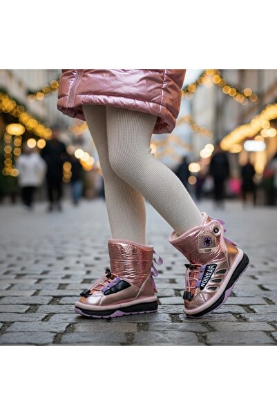 OEM Cizme îmblănite pentru copii, termice și impermeabile, talpă anti-aluneca...