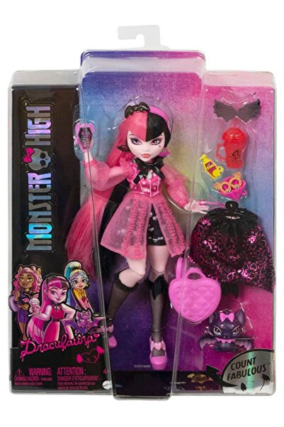 MONSTER HIGH кукла Дракулаура с домашен любимец и аксесоари