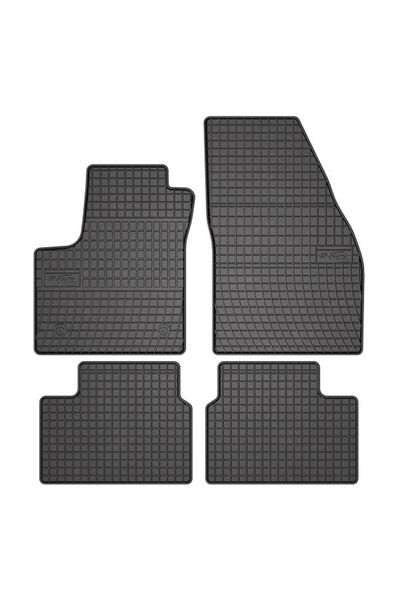 Mammoth Set 4 covorase auto cauciuc BASIC, Fata/Spate, negru, potrivit OPEL M...