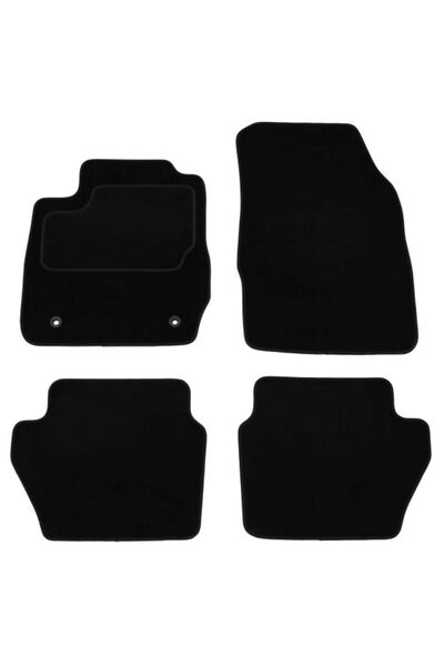 Mammoth Set covorase 4 buc, fata/spate, velur negru, potrivit FORD FIESTA VII...