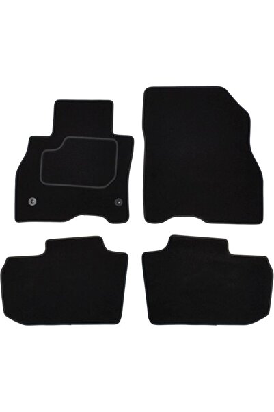 Mammoth Set covorase 4 buc, fata/spate, velur negru, potrivit NISSAN LEAF 11....