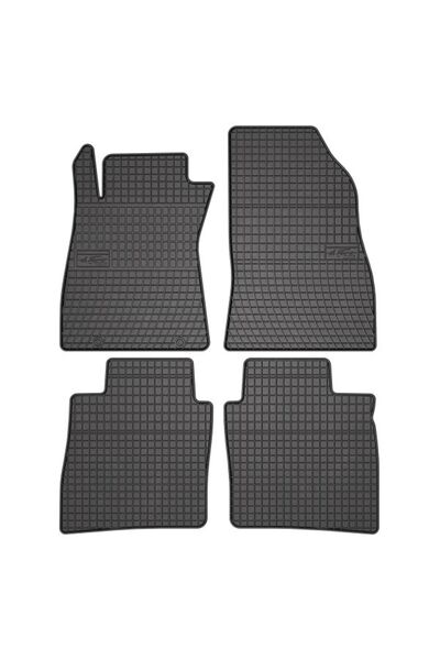 Mammoth Set 4 covorase auto cauciuc BASIC, Fata/Spate, negru, potrivit NISSAN...