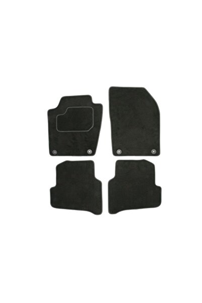 Mammoth Set covorase auto velur negru, potrivit SKODA FABIA III 08.14-12.22, ...
