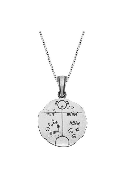 Aya Diamond Gümüş Gök Tengri Kolye