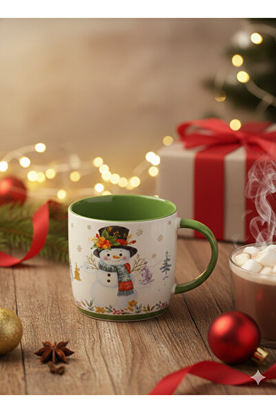 Tohana New Year's Themed Special Design Porcelain Mug with Paper Packaging
