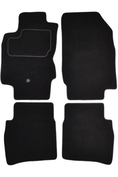 Mammoth Set covorase 4 buc, fata/spate, velur negru, potrivit NISSAN NOTE 03.06-06.12, Sedan