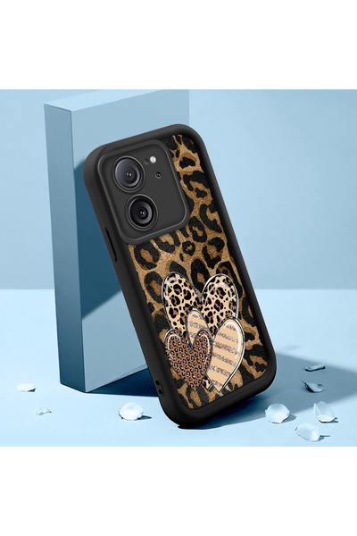 Hontinga حافظة هاتف Xiaomi Mi 13T Pro/Mi 13T متوافقة مع حافظة هاتف Leopard Lo...