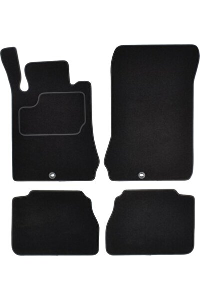 Mammoth Set covorase 4 buc, fata/spate, velur negru, potrivit MERCEDES E (W21...