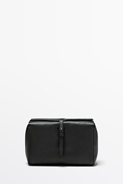 Massimo Dutti Napa deri bakım çantası