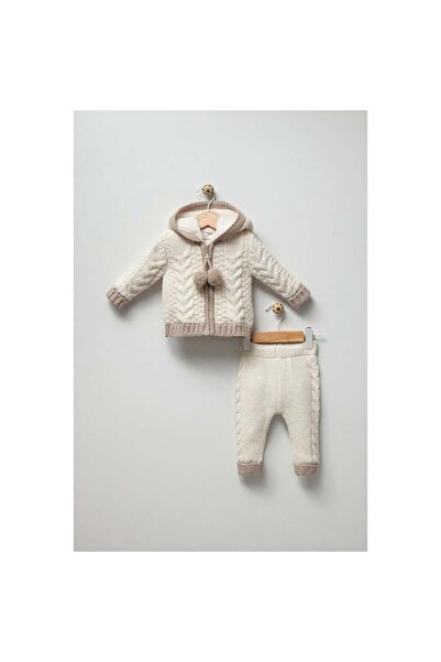 Nipperland Erkek Bebek Ponponlu Garnili Triko Takım