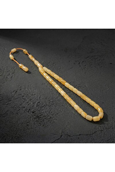 MuhammedMasumCo Sertifikalı Kaya Damla Kehribar Kapsül Kesim 10 mm Tesbih – Ö...