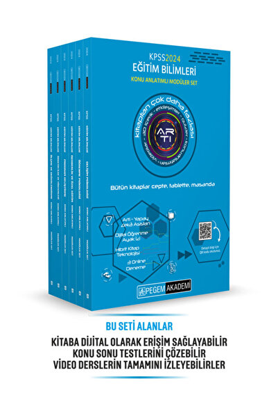 Pegem Akademi Yayıncılık 2024 KPSS Eğitim Bilimleri Konu Anlatımlı Modüler Se...