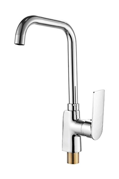 Generic Kitchen Mixer Tap - Hot & Cold, Zinc Alloy, Chrome Finish (Model 6605)