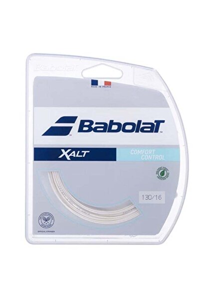 BABOLAT XALT Multifilament Tennis String – 1.30mm Gauge, 12m Reel, White
