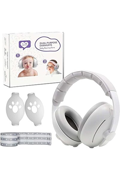Arabest Baby Headphones, Infant Ear Protection for Babies 0-36 Months, Headphones with Little Bear Design