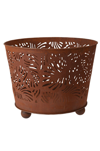 Ambiance Șemineu rustic de exterior, metal, 35x45 cm, maro