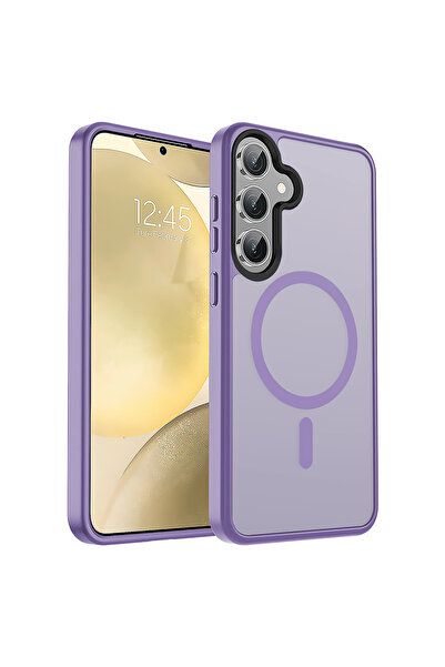 Casey Studios Husa Magsafe Samsung Galaxy S24 Plus, Incarcare Wireless, Margi...