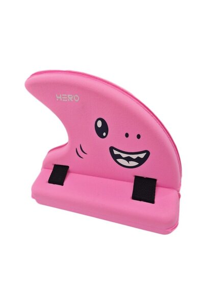 Hero Belt-type float with 2 swimming attachment straps for children, HERO, Pink Shark