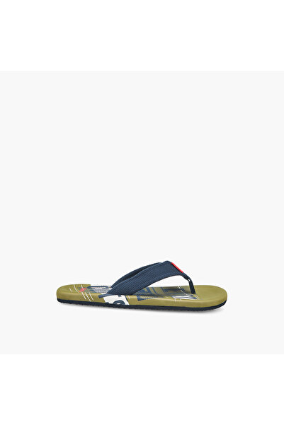 Lee Cooper Men Graphic Print Flip-Flops