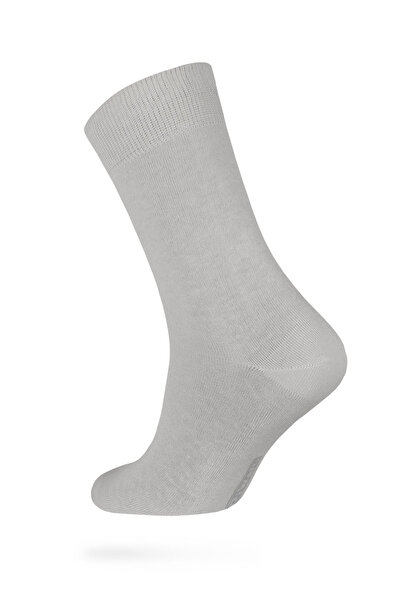 Conte Elegant Men's thin bamboo socks, DiWaRi Bamboo 000 - Grey, 27 (42-43)