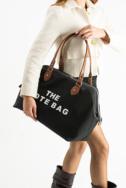 Çanta Trend Mutter Large Interior and Back Pocket Detail Satin Women's Should...