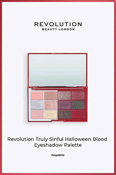 MAKEUP REVOLUTION Truly Sinful Eyeshadow Palette - Blurred Blood