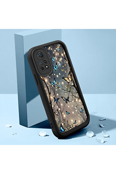 Hontinga حافظة هاتف Xiaomi Redmi Note 12 Pro 4G متوافقة مع مجموعة الفراشة من ...