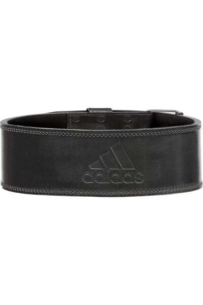 adidas Leather Weightlifting Belt Premium Durable Support for Heavy Lifting & Strength Training