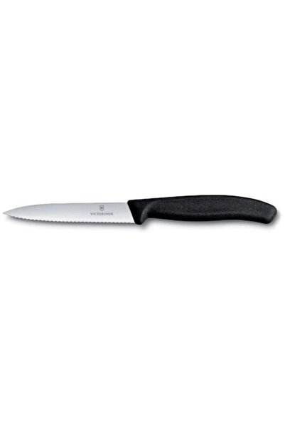 Victorinox Universal Kitchen Knife, Stainless Steel, 10 cm, Black