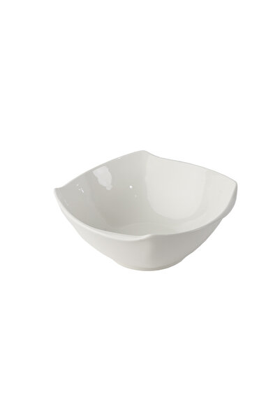 SQUALO زبدية بورسلان دائرية – لون أبيض – عمق مناسب للتقديم