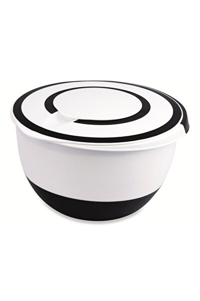 Excellent Houseware bol de amestecat, polipropilenă, 26x16 cm, alb/negru