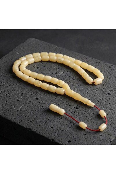 MuhammedMasumCo Sertifikalı Kaya Damla Kehribar Kapsül Kesim 15 mm Tesbih – Ö...