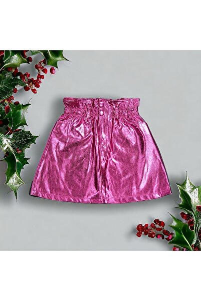 CRAX Shiny Leather Skirt 4-10 Years April 23 Show Special Day Skirt