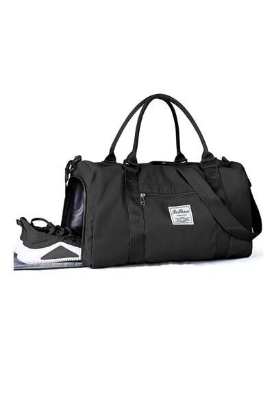 LEFAFA حقيبة رياضية للنساء والرجال - حقيبة سفر كبيرة مع جيب للأحذية وجيب للملابس المبللة