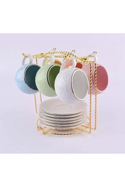 GENERAL 12-piece ceramic tea cup set with a beautiful design