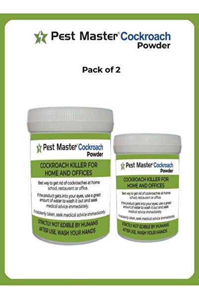 Pestmaster مسحوق الصراصير من بيست ماستر، قل وداعًا لغزو الصراصير، عبوة من قطعتين