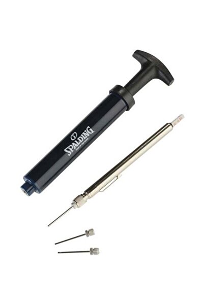 SPALDING مجموعة صيانة شاملة للكرات - تتضمن مضخة يدوية وإبر ومقياس ضغط - مناسبة