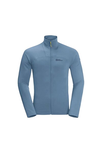 Jack Wolfskin Prelight Full Zipper Mavi Erkek Polar