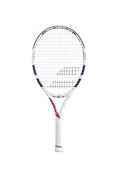 BABOLAT Drive Jr 24 Tennis Racket - White (140513-100) One Size