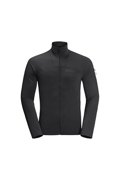 Jack Wolfskin Prelight Full Zipper Siyah Erkek Polar