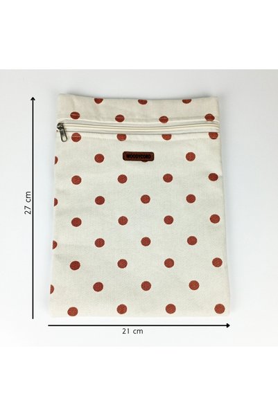 woodycord Handmade Polka Dot Patterned Book and Tablet Case