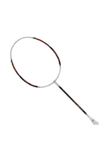 Hundred Atomic X 38 CTRL Carbon Fibre Strung Badminton Racket (72g, 32LBS) - White/Black