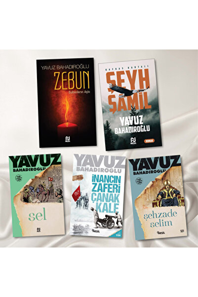 Nesil Yayınları YAVUZ BAHADIROĞLU TARİH SETİ 5 KİTAP