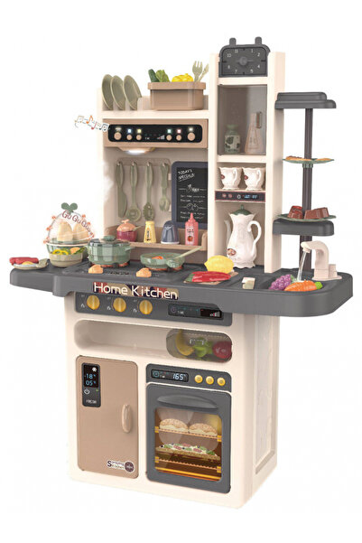 kinderplay Bucatarie interactiva pentru copii Kinderplay, cu hota, cuptor, fr...