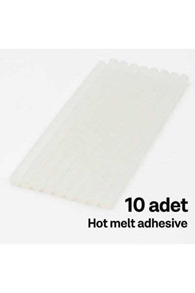 Endüstriyelkesim Hot Melt Yapıştırıcı Silikon Çubuğu Güçlü Yapıştırma – 10'lu...