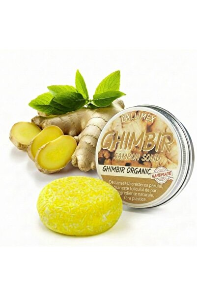 CALLIMEX GALLIMEX Ginger Solid Shampoo - Handmade, Natural Care, Plastic Free