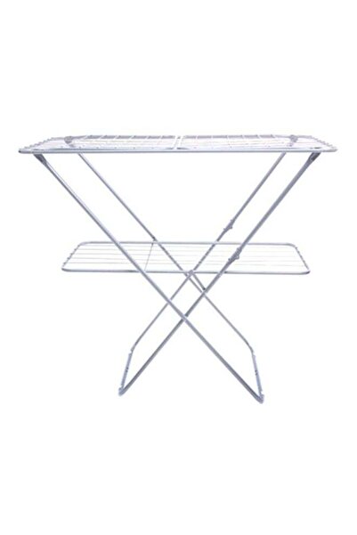 ROYALFORD Metal Clothes Dryer, Large Folding Airer, Silver 105x94cm